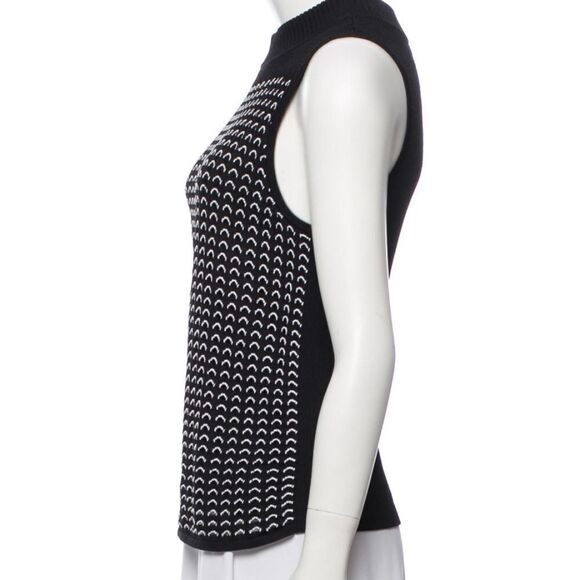 💜 EUC Rag and Bone Black and White Turtleneck Top - Picture 2 of 3